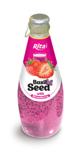 290ml Basil Seed with Strawberry